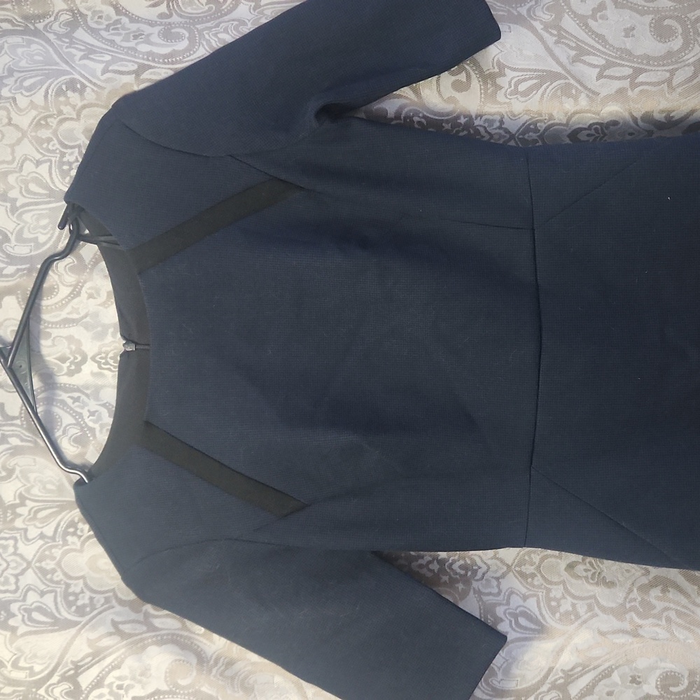 Tristan Midnight Blue Long Sleeve Dress - Picture 4 of 6